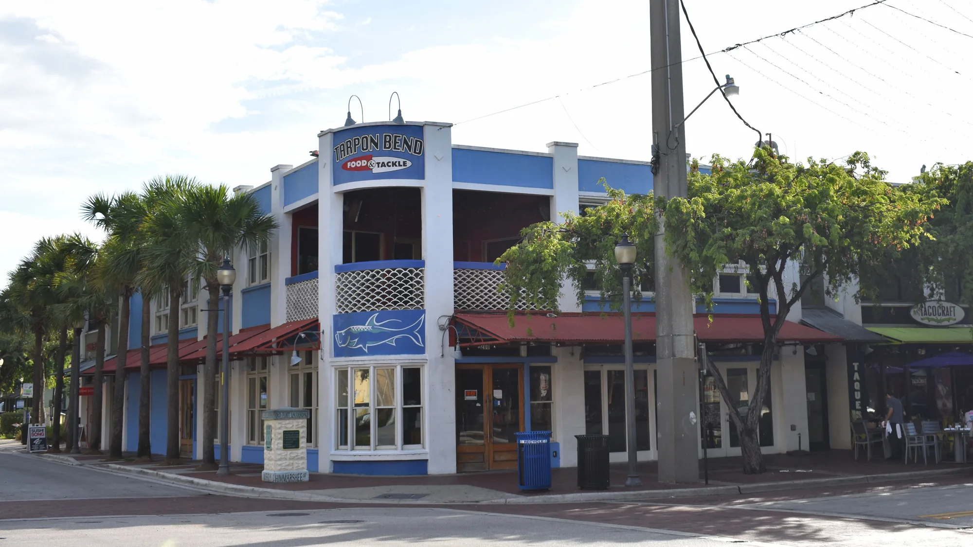 Tarpon Bend and Tacocraft on SW 2nd Street in the Himmarshee area of downtown Fort Lauderdale.