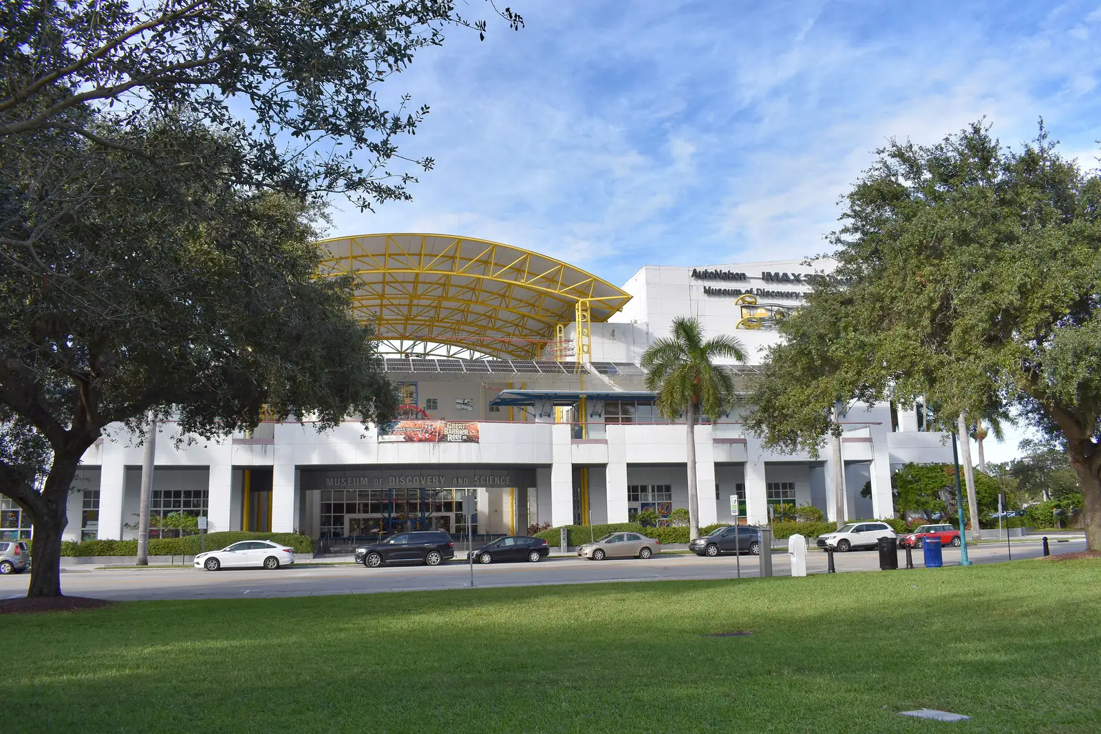 The Museum of Discovery and Science on SW 2nd Street in downtown Fort Lauderdale.