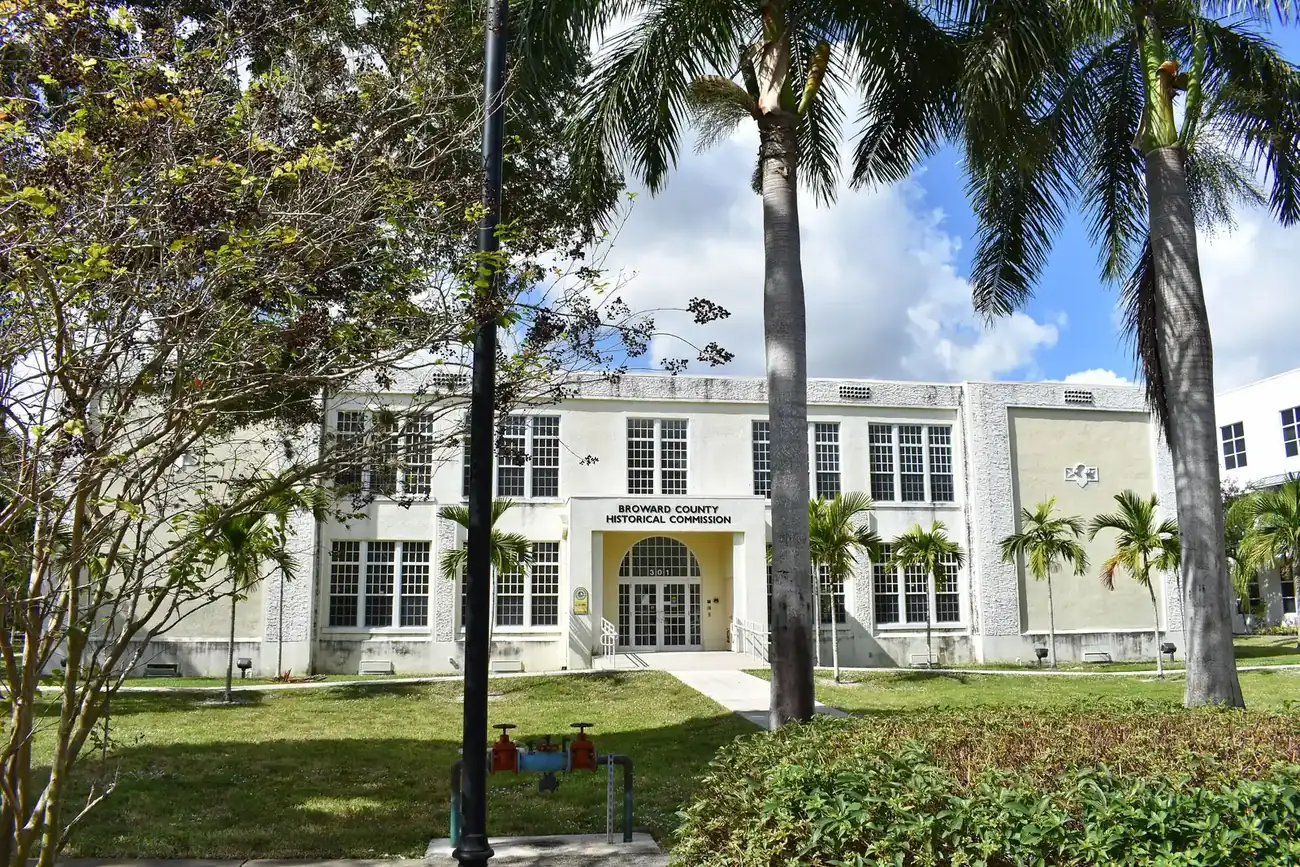 The 1923 West Side Grade School on Southwest 13th Avenue in Sailboat Bend, home of the Broward County Historical Commission
