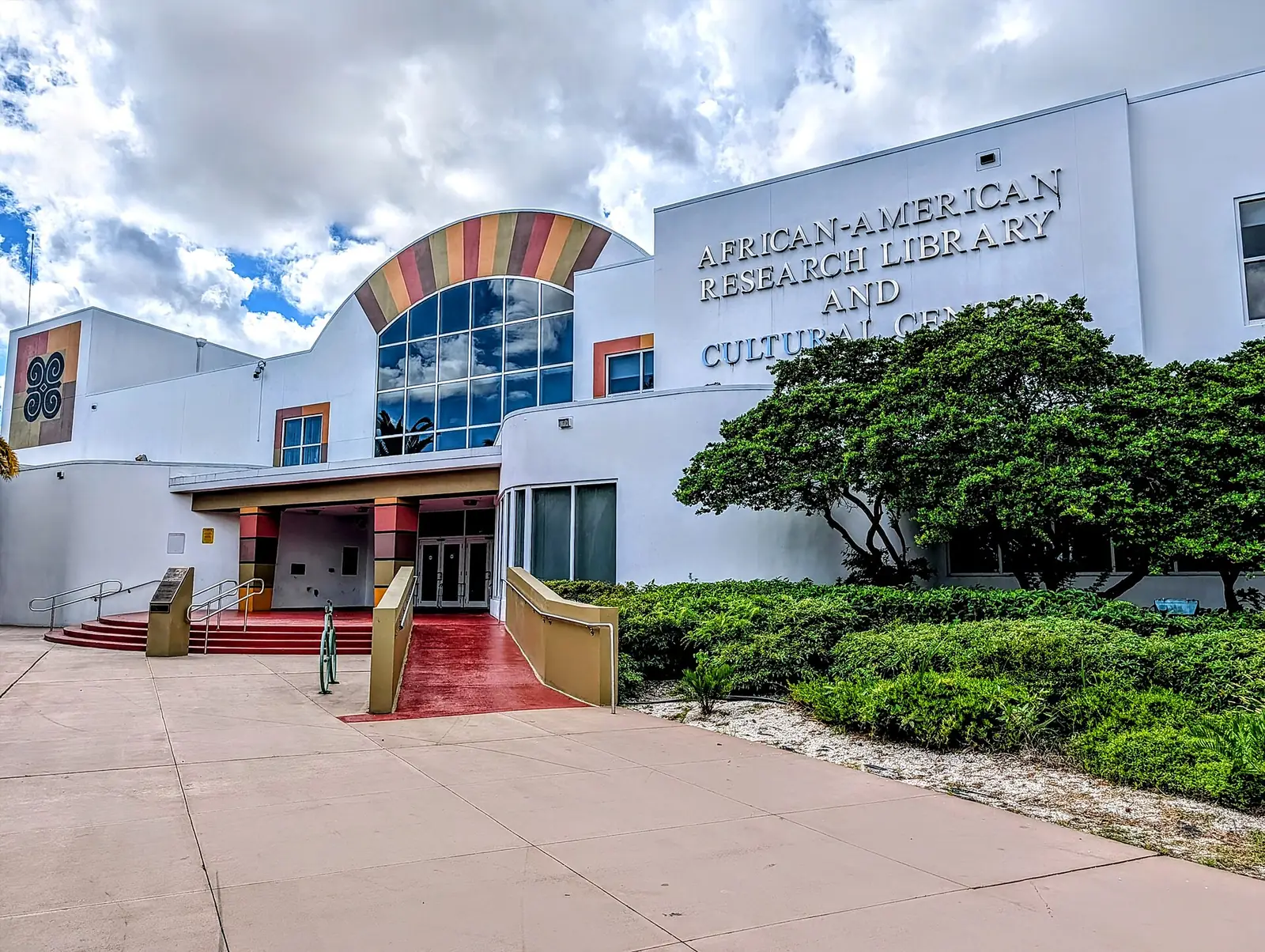 The African-American Research Library and Cultural Center in Fort Lauderdale, an early voting site.
